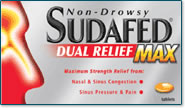 Non-Drowsy Sudafed Dual Relief Max 12x