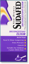 Non-Drowsy Sudafed Elixir 100ml