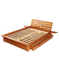 Unbranded Nordic Kingsize Bed Frame - 2 Drawers