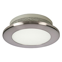 Unbranded OACAVA RNDAC - Chrome and Glass Ceiling Flush Light