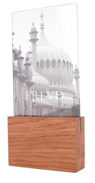 Oak Block Photo Frame