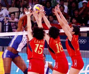 Unbranded Olympics - Womenand#39;s Volleyball / Womenand39;s Preliminaries - Group A Match 05 and Womenand39
