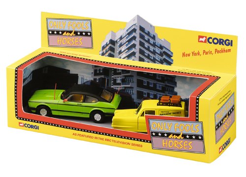 Only Fools & Horses -- Ford Capri MK III & Robin Reliant Supervan III- Corgi Classics Ltd