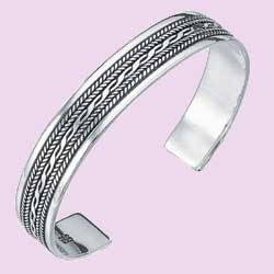 Open Plait Bangle