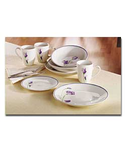 Orchid 16 Piece Dinner Set