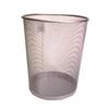 Silver mesh waste bin