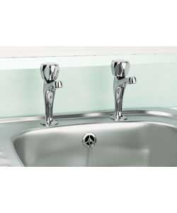 Oslo Chrome Kitchen Sink Taps