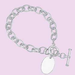 Oval Disc Bracelet