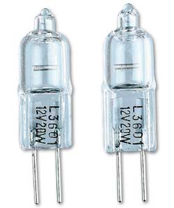 Pack of 20 watt Halogen Bulbs - 4 Pack