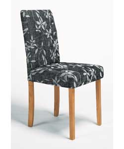 Unbranded Pair of Removable Grey Dining Chair Covers