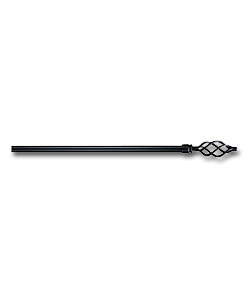 Curtain Pole Ends Black