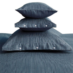 Parallel Duvet Cover- Midnight Blue- Single