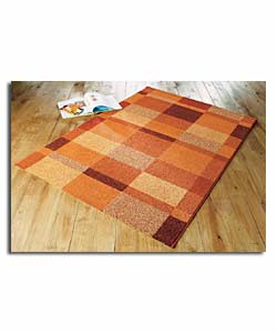 Passion Brown Blocks Rug