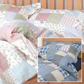 Unbranded Patchwork Duvet Set - SAVE 65 per cent