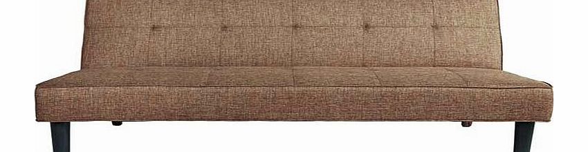 Unbranded Patsy Fabric Clic Clac Sofa Bed - Mink