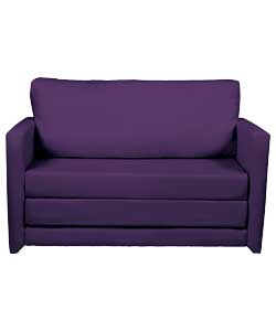 Unbranded Patti Foam Sofa Bed - Aubergine