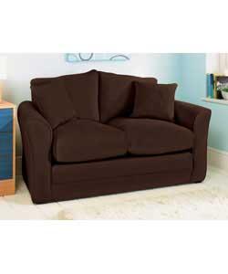 Paula Foam Fold-Out Sofabed - Chocolate