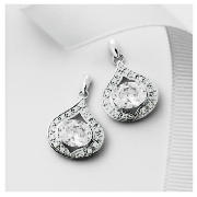 Unbranded Pave Ice Queen Teardrop Earrings