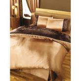 Unbranded Paveena Chocolate Bumper Double Duvet Set