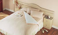 Pedestal headboard