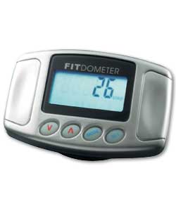 Pedometer with Body Fat Checker