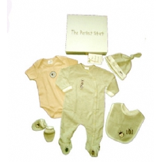 Unbranded Perfect Start 5 piece Organic Cotton Gift Set