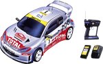 Peugeot 206 Radio Control WRC Complete 1:14 Scale - 9.6 Volt- Nikko