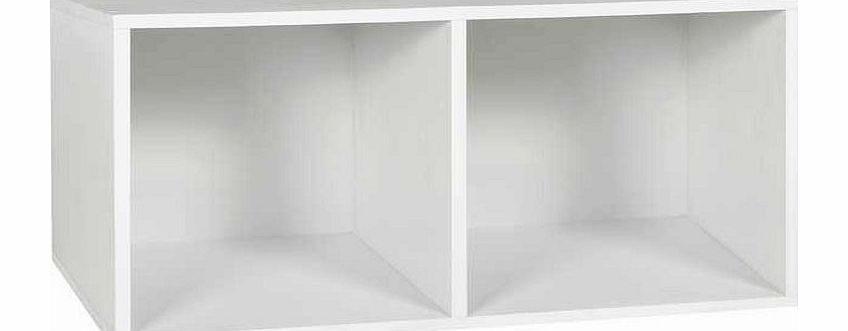 Unbranded Phoenix 2 Cube Storage Unit - White