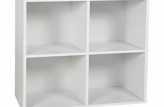 Unbranded Phoenix 2 x 2 Cube Storage Unit - White