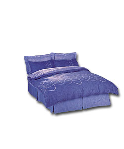 Pico Double Duvet Cover Set - Blue