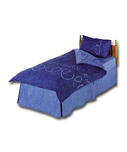 Pico Single Duvet Cover Set - Blue