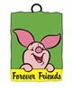 Licensed Disney Metal Keyring featuring Piglet with 