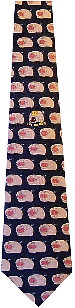 Unbranded Pigs Crown Tie