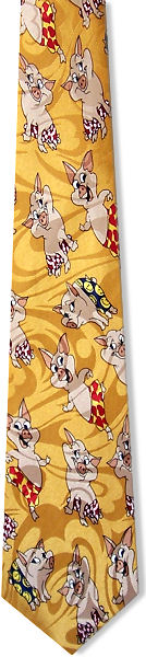 Pigs in Pants Tie