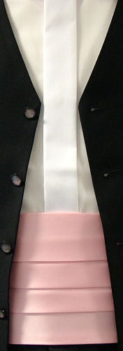 Unbranded Pink Cummerbund