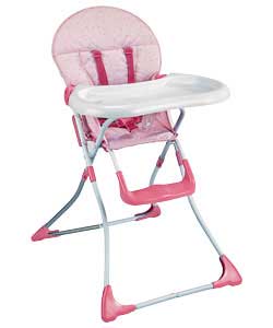 Pink Rosebud Highchair