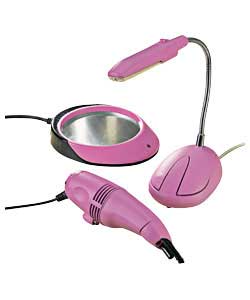 Pink USB Gift Set