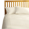 Pintuck Duvet Cover - Cream Double