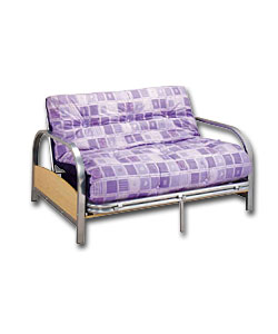 Pisa Futon with Lilac Mattress