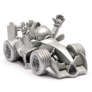 Unbranded Pit Crew pewter Stig F1 car