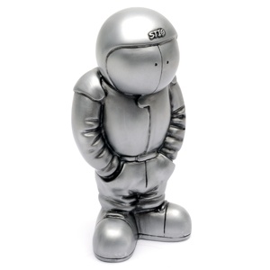 Unbranded Pit Crew Pewter Stig Figure