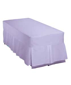 Plain Dye Single Box Pleat Valance - Heather