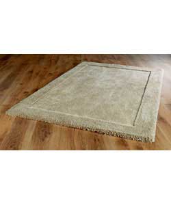 Unbranded Plain Dye Wool Rug - Natural