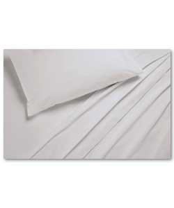 Plain Dyed Single Sheet Set - Stone