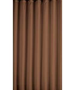 Unbranded Plain Mocha Shower Curtain