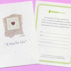 Plant a tree card