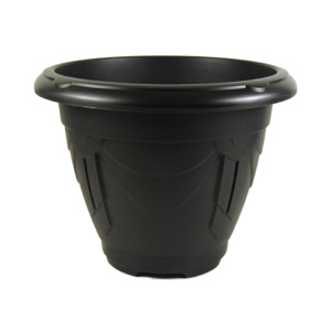 Unbranded Plastic Planter Black 43cm