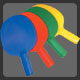 Plastic TT Shape Playbats