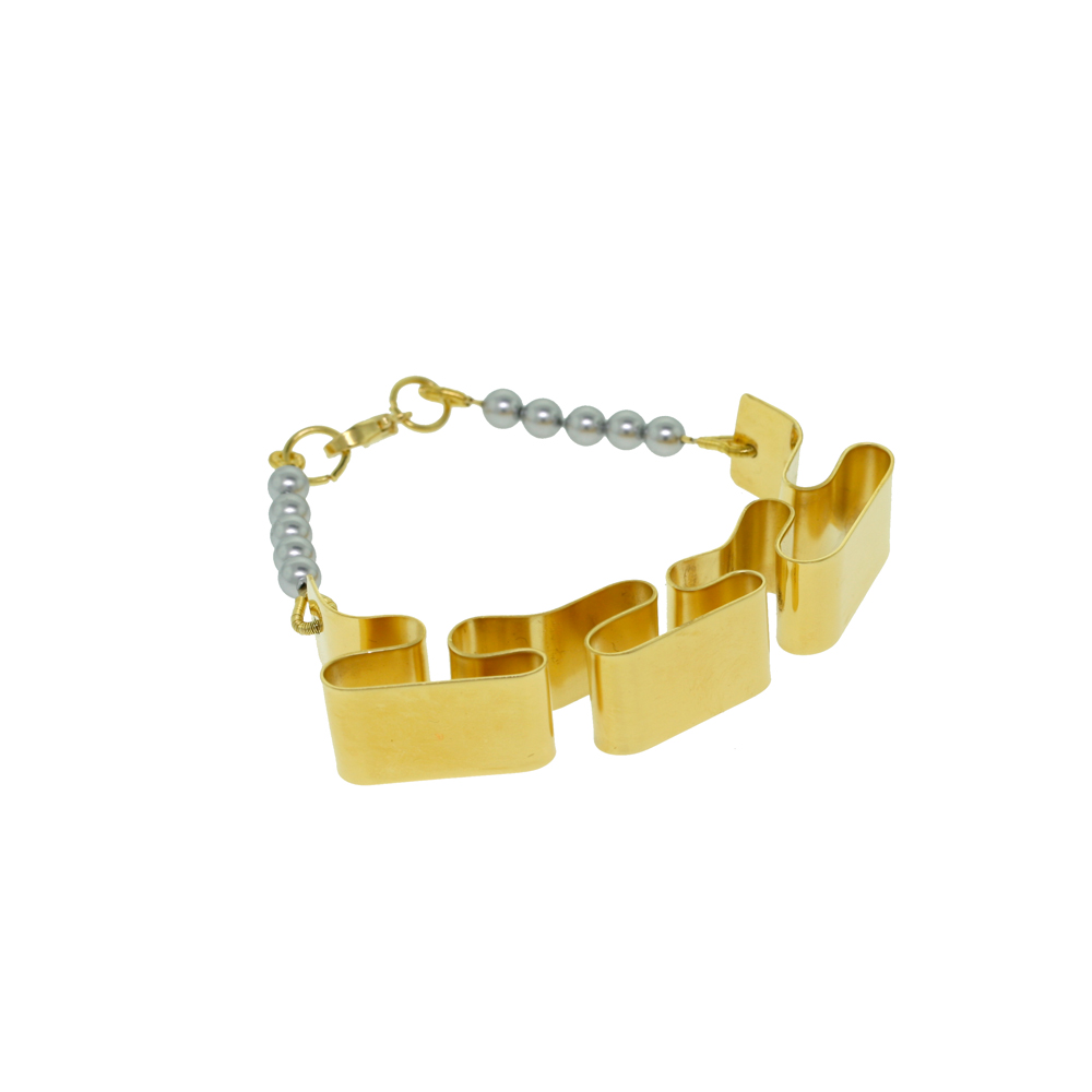 Unbranded Pleated Pearl Bracelet