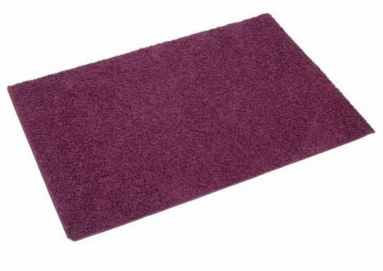 Plum Fiji Machine Washable Rug - 200cm x 67cm